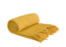 Ochre Honeycomb Throw