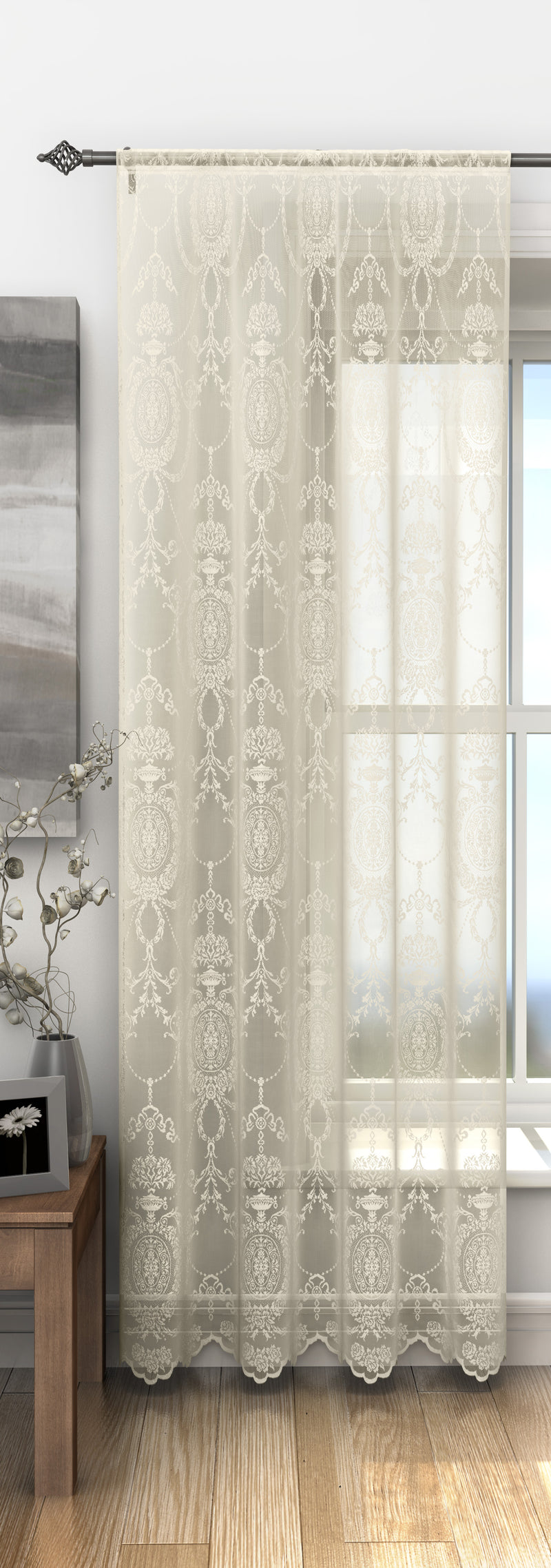 Champagne Holly Lace Panel