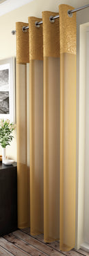 Maderia Ochre Voile Panel