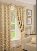 Rowan Gold Lined Curtains