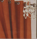 Rustica/Teracotta  Eyelet Colorado Lined Curtains