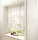 Avon White Voile Tie Blind