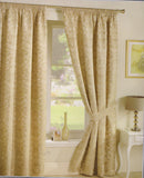 Luxury Natural Coloured Crompton Curtains 66" x 90"