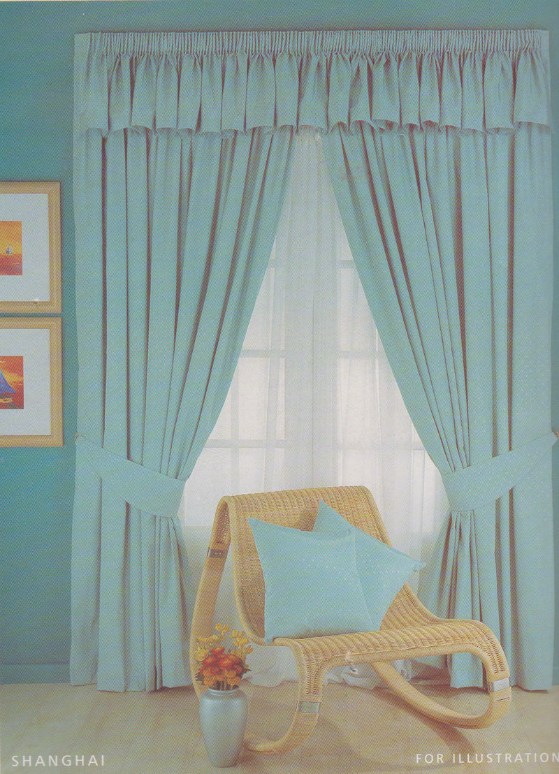 Duck Egg Luxury Pencil Pleat Lined Curtains