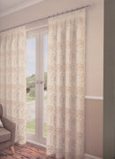 Pair of Cream Voile Lined Curtains 46" x 90"