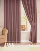 Aubergine Lined Pencil Pleat Curtains
