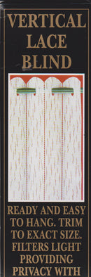 Vertical Lace Blinds Cream/Net curtain