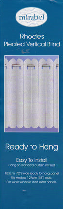 Vertical Lace Blinds White/Net curtain