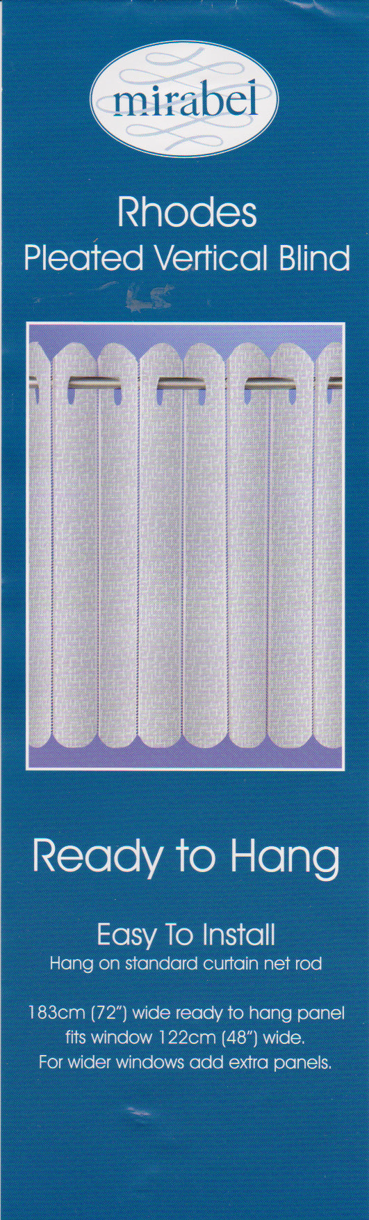 Vertical Lace Blinds White/Net curtain
