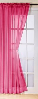 Trent Cerise Slot Top Voile Panels