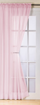 Trent Pink Slot Top Voile Panels
