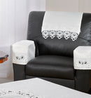 Lucinda – Lace Effect Arm Caps & Chair Backs in Cream