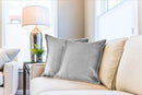 Chelsea – Soft Touch Luxury Cushion Cover Silver