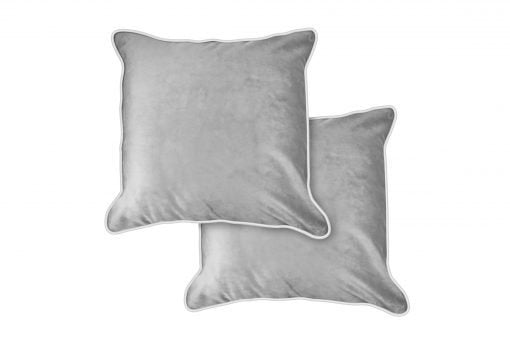 Chelsea – Soft Touch Luxury Cushion Cover Silver