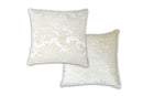 Damask – Luxury Chenille Jacquard Cushion Cover in Ivory