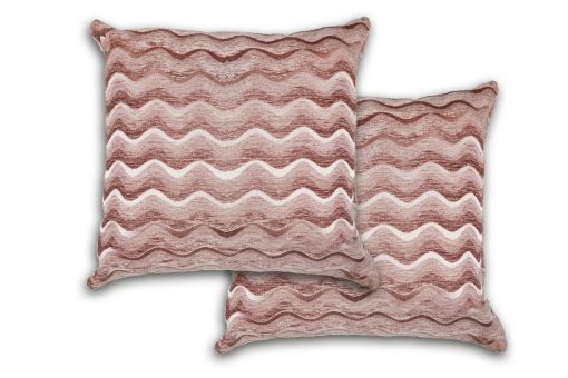 Sinead – Satin Chenille Cushion Cover in Dusky Pink
