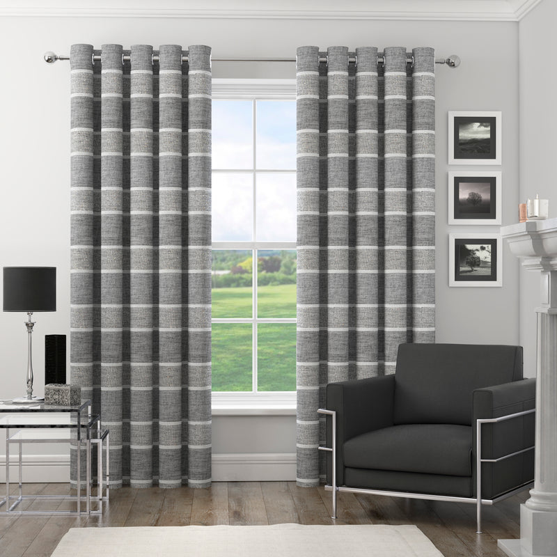 Silver Harlem Curtains